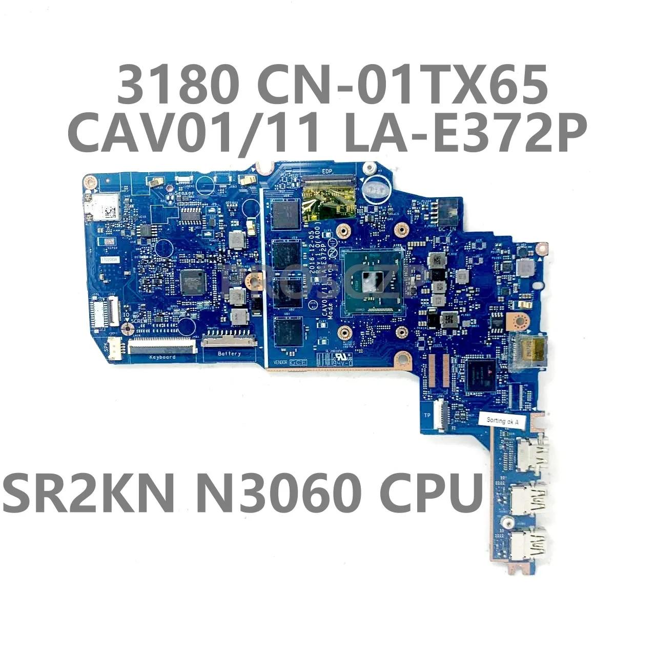  3180 Ʈ  CN-01TX65 01TX65 1TX65, CAV01/11 LA-E372P, SR2KN N3060 CPU 100%, Ϻϰ ۵